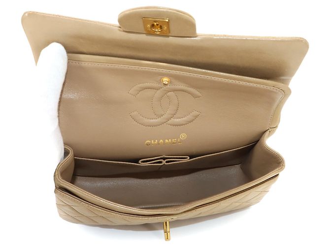 Borsa a tracolla Chanel Matelasse 23 con catena Beige - vista 8