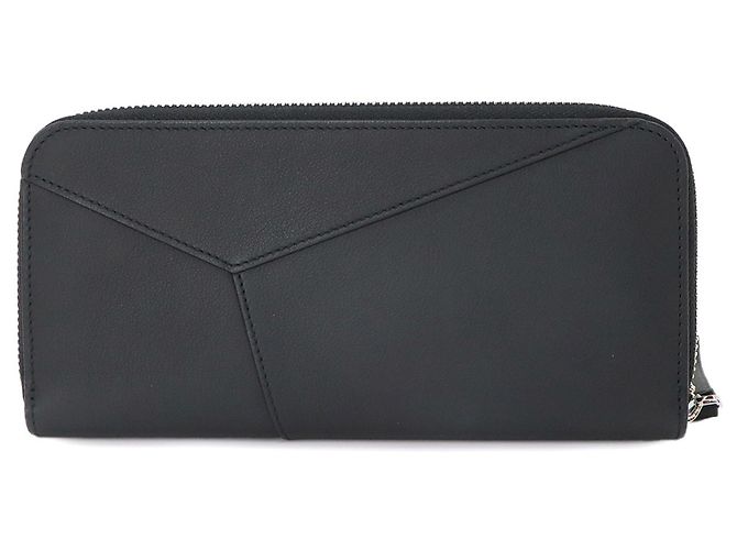 Portafoglio con zip Loewe Puzzle Nero - vista 3