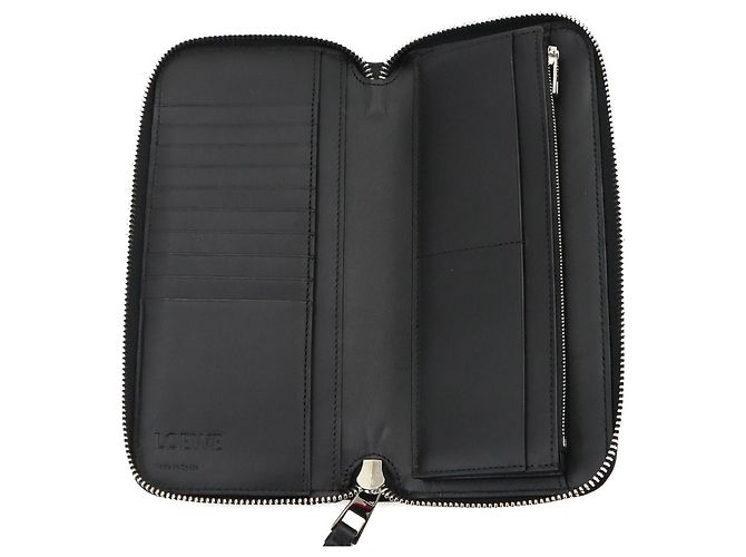 Portafoglio con zip Loewe Puzzle Nero - vista 6