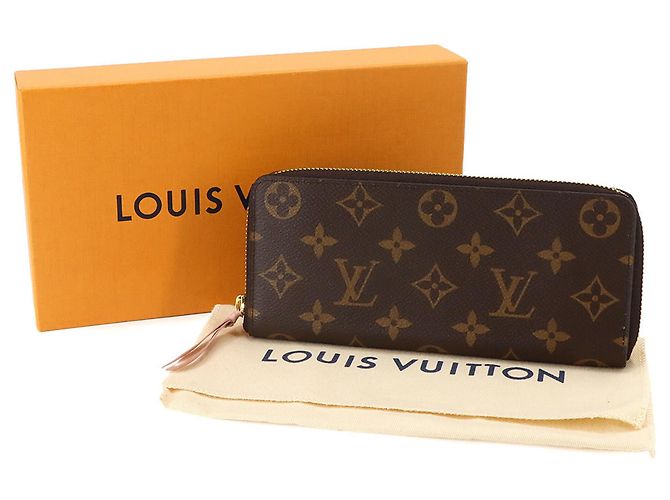 Louis Vuitton Monogram Portefeuille Clemence Long Wallet Rosa Monogramma - vista 2