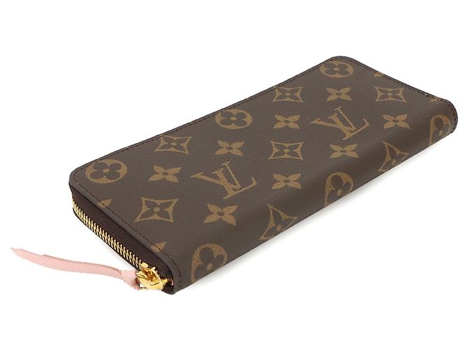 Louis Vuitton Monogram Portefeuille Clemence Long Wallet Rosa Monogramma - vista 4