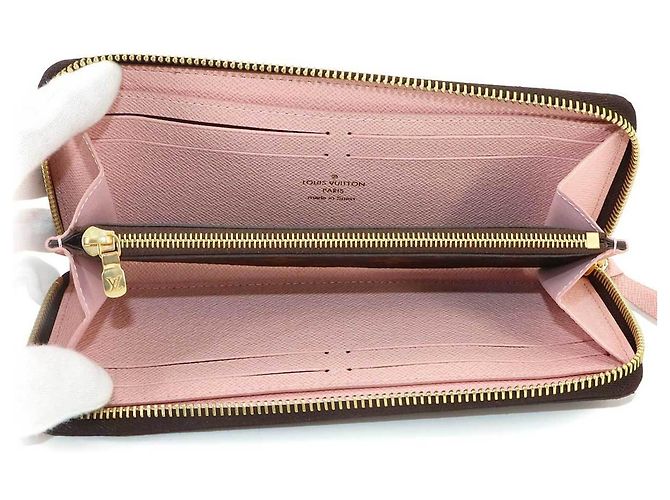Louis Vuitton Monogram Portefeuille Clemence Long Wallet Rosa Monogramma - vista 6