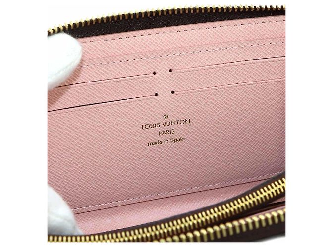 Louis Vuitton Monogram Portefeuille Clemence Long Wallet Rosa Monogramma - vista 8