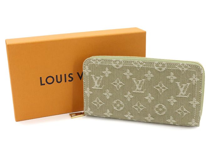 Louis Vuitton Monogram Denim Langbeutel Khaki - Ansicht 2