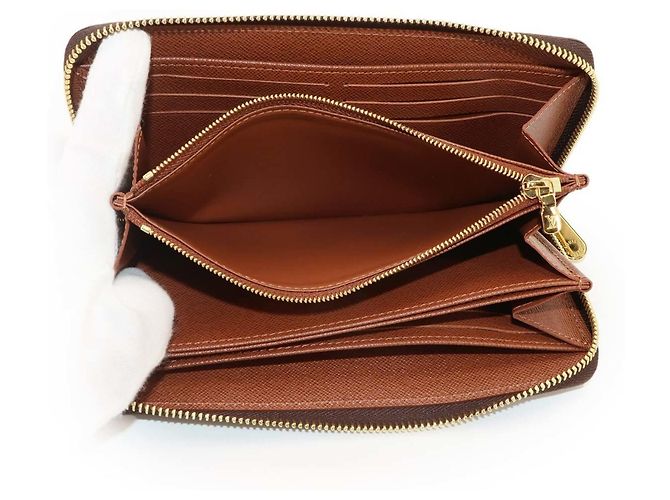 Cartera Zippy Monogram Louis Vuitton Castaño - vista 7