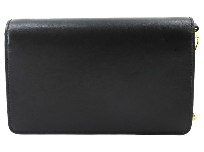Bolso de hombro con cadena Prada Negro - vista 3