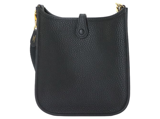 Hermès Borsa a tracolla Hermes Evelyne Amazon TPM Nero - vista 3