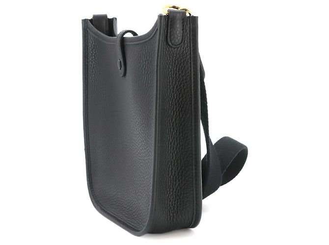 Hermès Borsa a tracolla Hermes Evelyne Amazon TPM Nero - vista 4