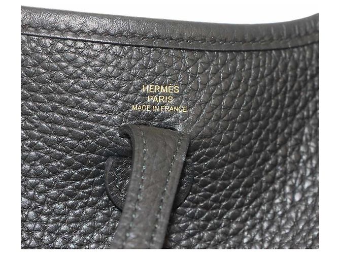 Hermès Borsa a tracolla Hermes Evelyne Amazon TPM Nero - vista 8