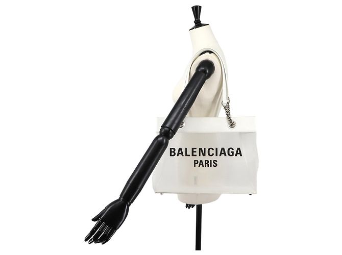 Everyday Borsa Tote Balenciaga Duty-Free Medium Bianco - vista 10