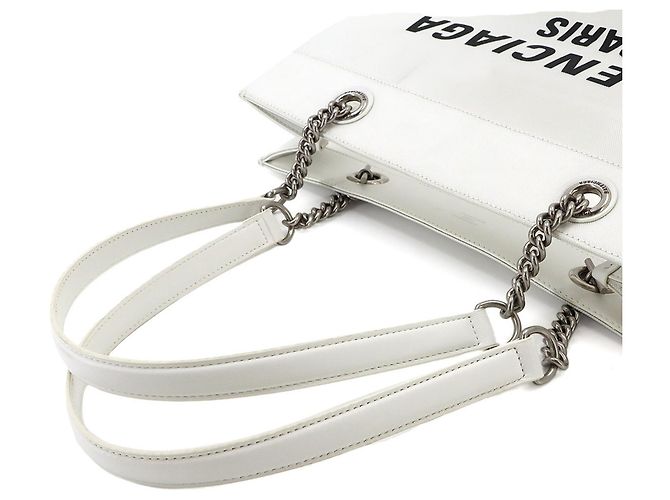 Everyday Borsa Tote Balenciaga Duty-Free Medium Bianco - vista 6