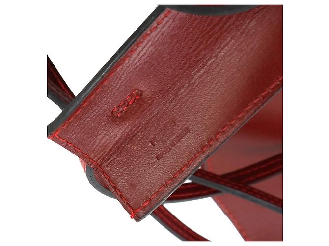 Hermès Sac à main épaule Hermes Onimaitou Pochette Rouge - vue 8
