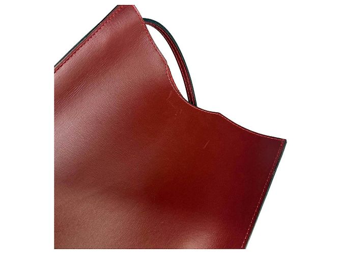 Hermès Sac à main épaule Hermes Onimaitou Pochette Rouge - vue 9
