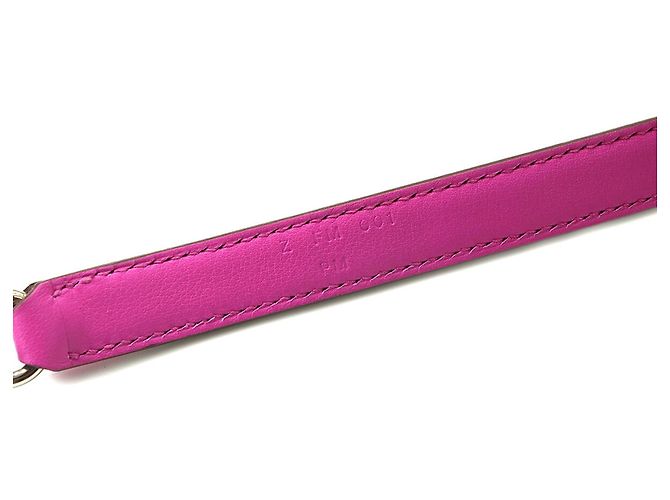 Hermès Hermes Bandouliere Mini Dog Carre Shoulder Strap Pink - view 5