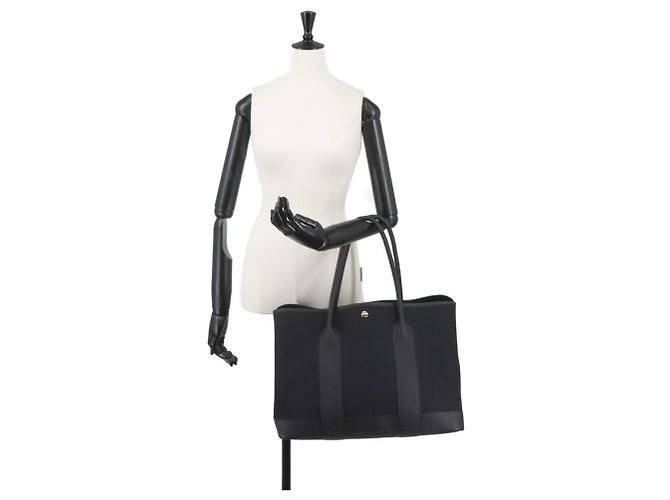Hermès Borsa a mano Hermes Neo Garden 41 Voyage Tote Nero - vista 10