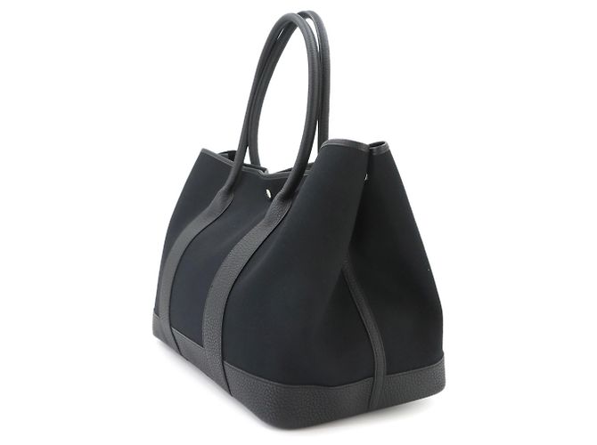 Hermès Borsa a mano Hermes Neo Garden 41 Voyage Tote Nero - vista 4