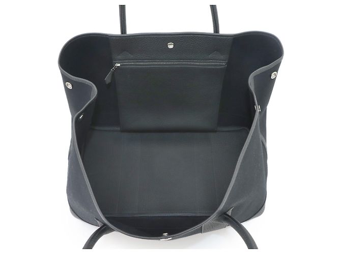 Hermès Borsa a mano Hermes Neo Garden 41 Voyage Tote Nero - vista 7