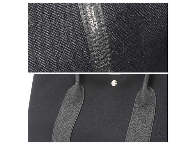 Hermès Borsa a mano Hermes Neo Garden 41 Voyage Tote Nero - vista 8