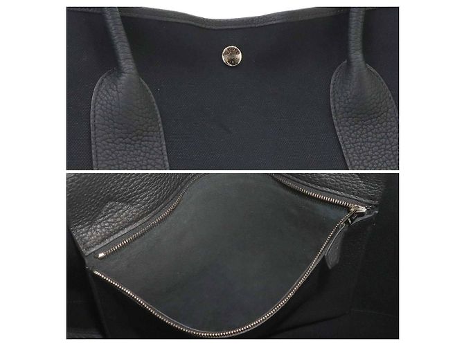 Hermès Borsa a mano Hermes Neo Garden 41 Voyage Tote Nero - vista 9