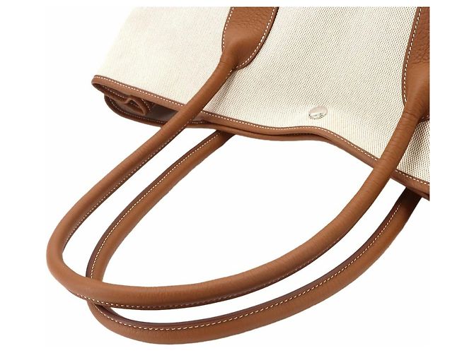 Hermès Borsa a mano Hermes Neo Garden 41 Voyage Tote D'oro Crudo - vista 5