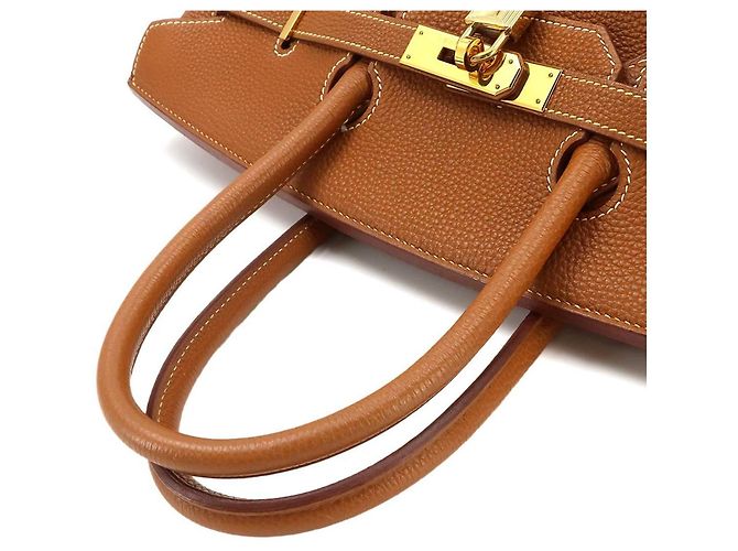 Hermès Borsa Hermes Birkin 35 Togo Gold D'oro - vista 6