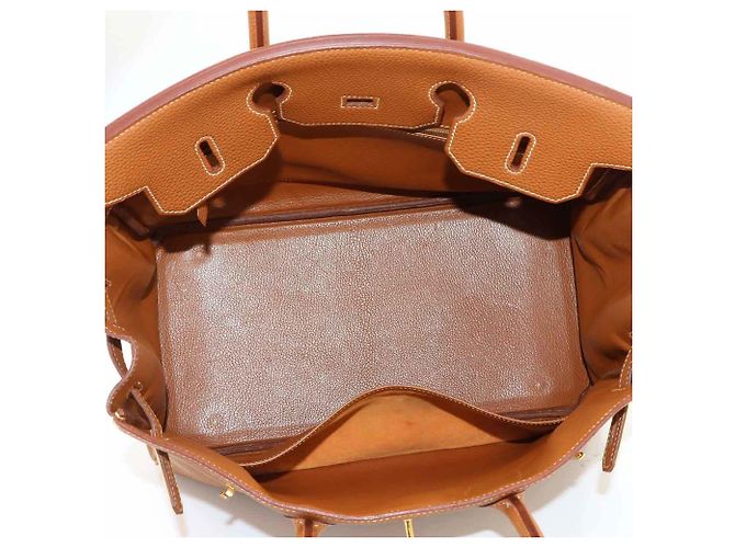 Hermès Borsa Hermes Birkin 35 Togo Gold D'oro - vista 7