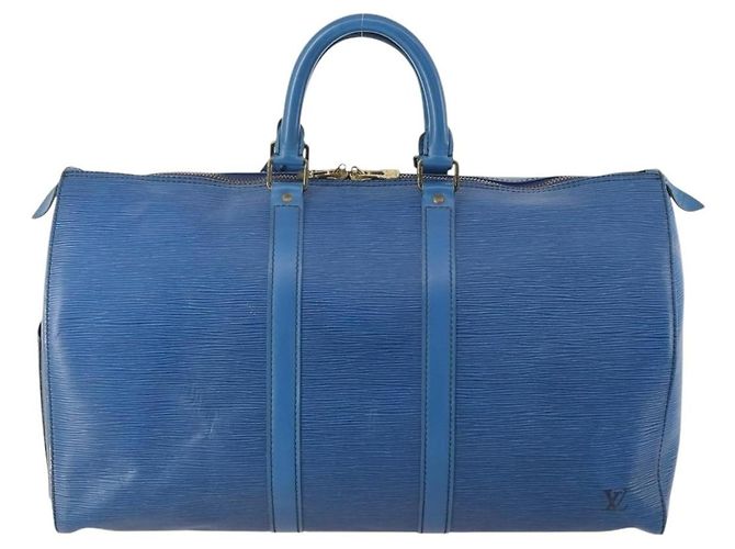Louis Vuitton Keepall Epi Leather 45 Azul - vista 2