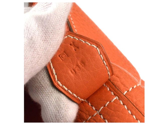 Hermès Hermes Bolide Clemence 31 Naranja - vista 5