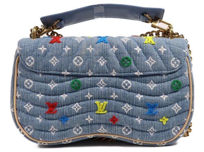 Louis Vuitton New Wave Denim MM Azul - vista 2