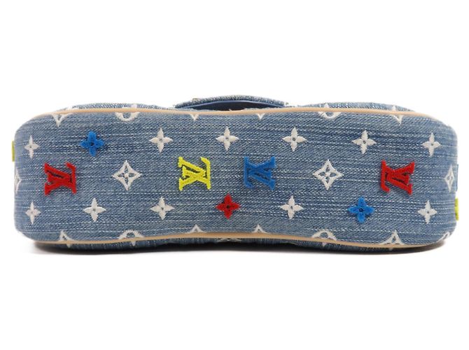 Louis Vuitton New Wave Denim MM Azul - vista 4