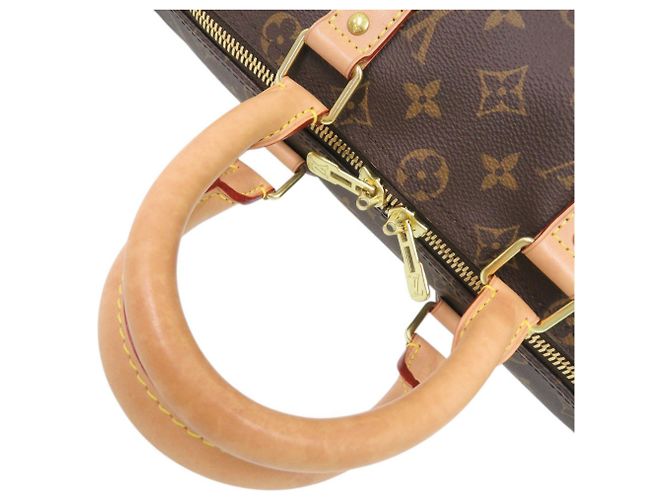 Louis Vuitton New Keepall Bandoulière 45 Monogram Boston Bag Marrone Monogramma - vista 6