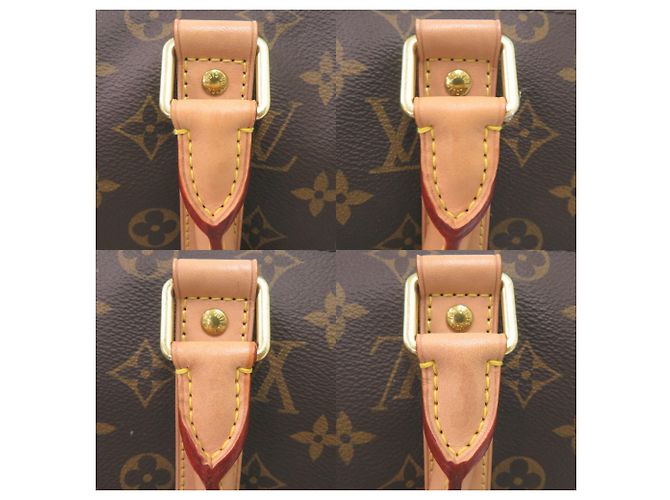 Louis Vuitton New Keepall Bandoulière 45 Monogram Boston Bag Marrone Monogramma - vista 7