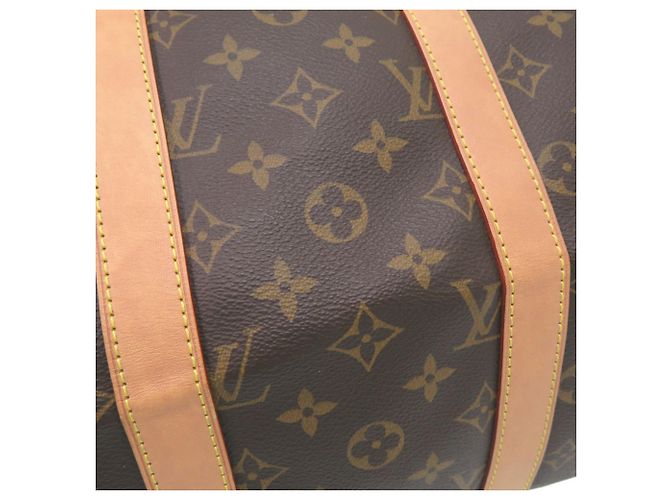 Louis Vuitton New Keepall Bandoulière 45 Monogram Boston Bag Marrone Monogramma - vista 8