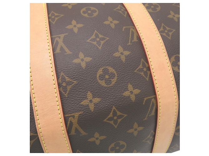 Louis Vuitton New Keepall Bandoulière 45 Monogram Boston Bag Marrone Monogramma - vista 9