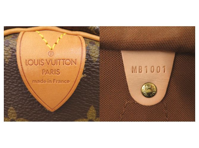 Borsa Louis Vuitton Speedy 40 Monogram Marrone Monogramma - vista 10