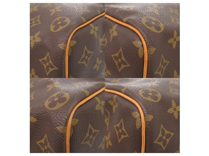 Borsa Louis Vuitton Keepall Bandoulière 50 Monogram Marrone Monogramma - vista 4