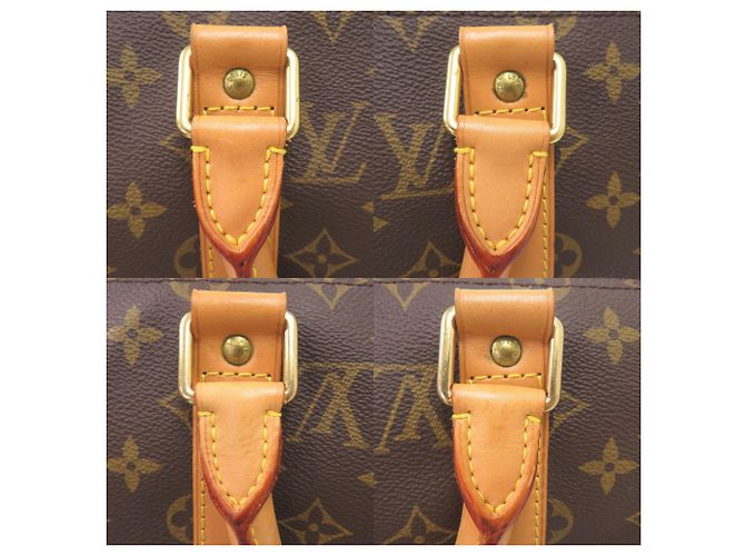 Borsa Louis Vuitton Keepall Bandoulière 50 Monogram Marrone Monogramma - vista 7