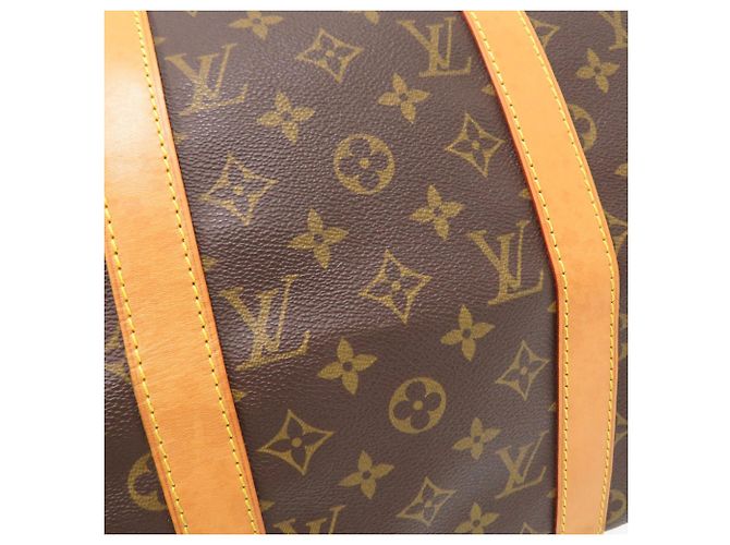 Borsa Louis Vuitton Keepall Bandoulière 50 Monogram Marrone Monogramma - vista 8