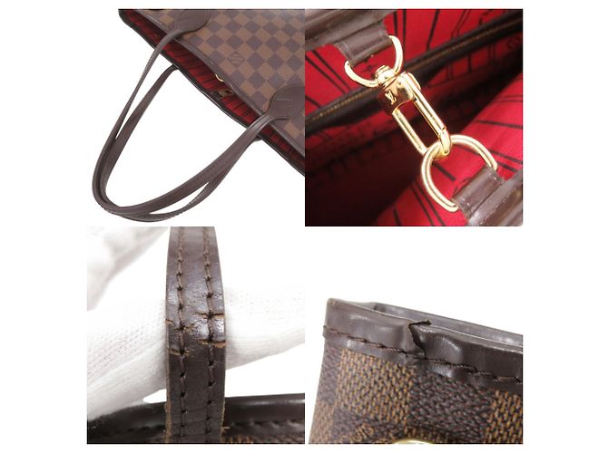 Louis Vuitton Neverfull PM Damier Tote Bag Fuschia Damier ebene - Ansicht 7