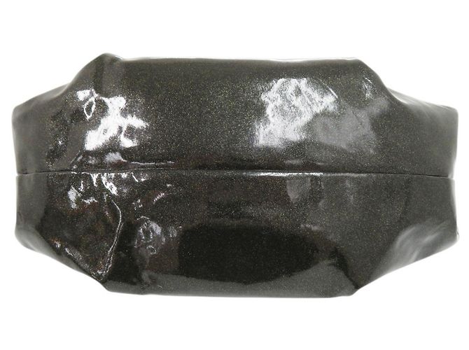 Borsa Loewe Nappa Aire in pelle verniciata Nero - vista 3
