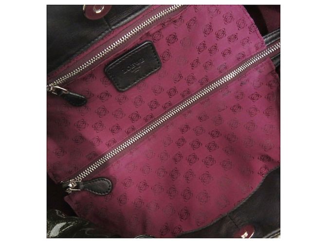 Borsa Loewe Nappa Aire in pelle verniciata Nero - vista 5