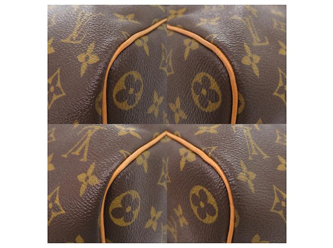 Borsa Louis Vuitton Keepall Bandoulière 45 Monogram Marrone Monogramma - vista 4