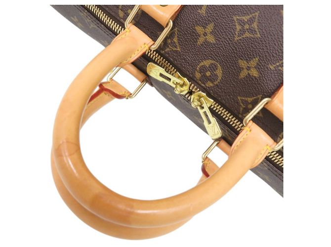 Borsa Louis Vuitton Keepall Bandoulière 45 Monogram Marrone Monogramma - vista 6