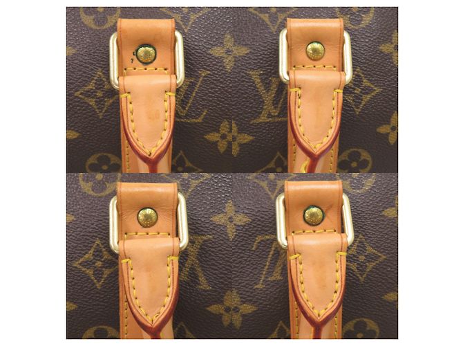 Borsa Louis Vuitton Keepall Bandoulière 45 Monogram Marrone Monogramma - vista 7