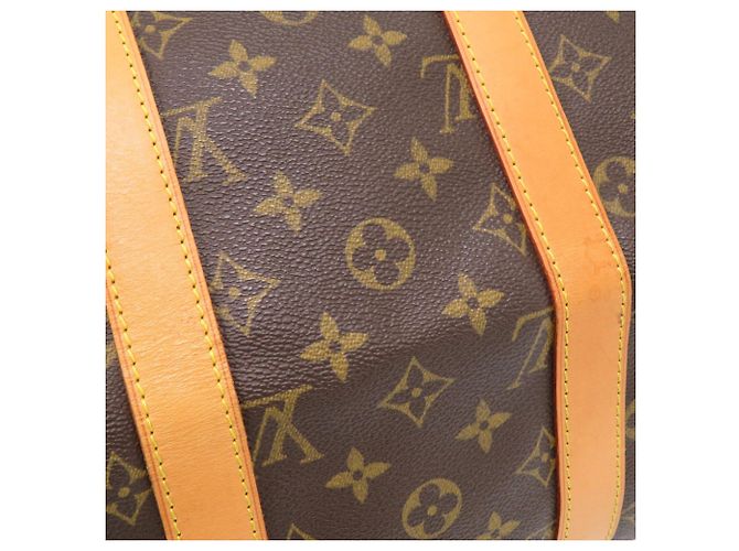 Borsa Louis Vuitton Keepall Bandoulière 45 Monogram Marrone Monogramma - vista 9