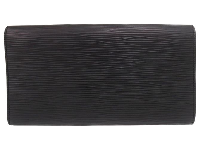 Louis Vuitton Epi Leather Long Wallet Black - view 3