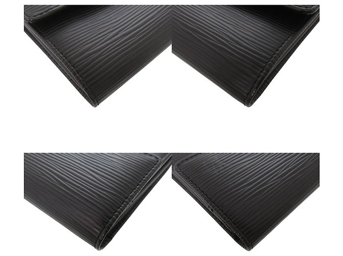 Louis Vuitton Epi Leather Long Wallet Black - view 4