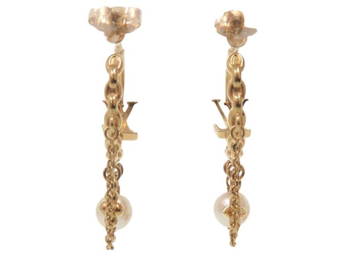 Orecchini Blooming Hoop Louis Vuitton D'oro - vista 3
