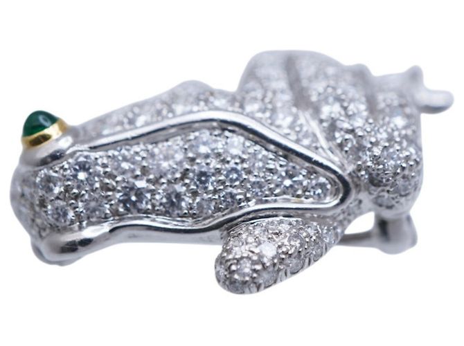 Autre Marque Spilla rana Nature di Tiffany & Co. Argento - vista 2