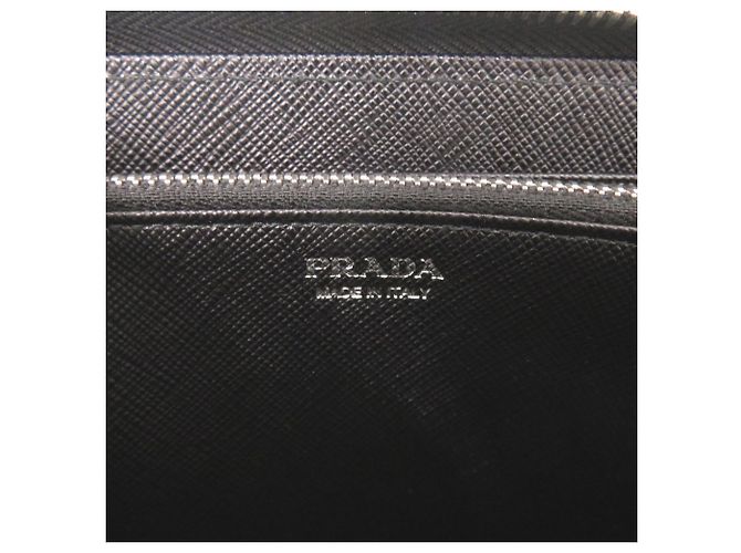 Saffiano Prada Palm Tree House Langbeutel Schwarz Mehrfarben - Ansicht 8